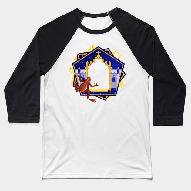 Chocolate frog Baseball T-Shirt by enchantedrealm